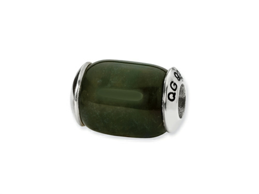 Reflections Sterling Silver Fancy Jasper Stone Bead / Charm