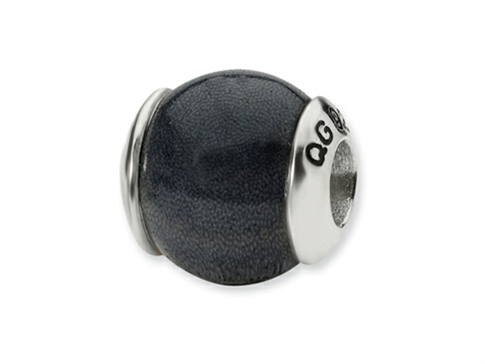 Reflections Sterling Silver Blue Coral Stone Bead / Charm