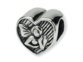 Reflections Sterling Silver Angel Heart Bead / Charm