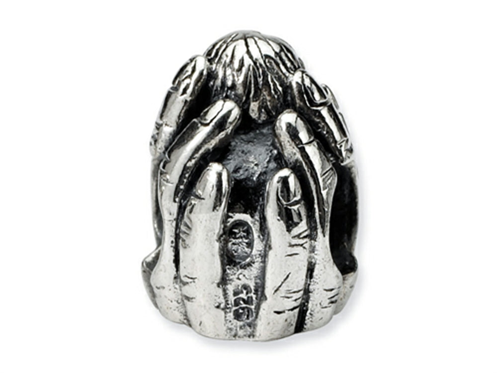 Reflections Sterling Silver Baby in Hands Bead / Charm