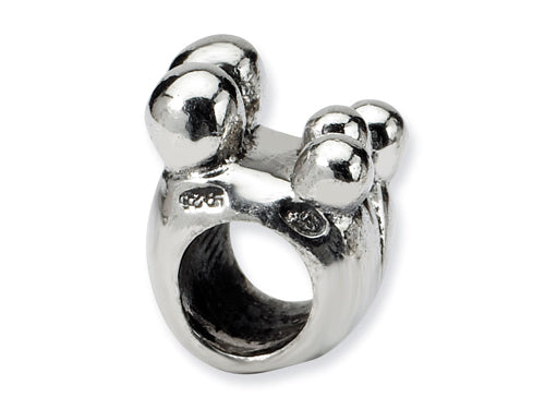 Reflections Sterling Silver Family of 5 Bead / Charm
