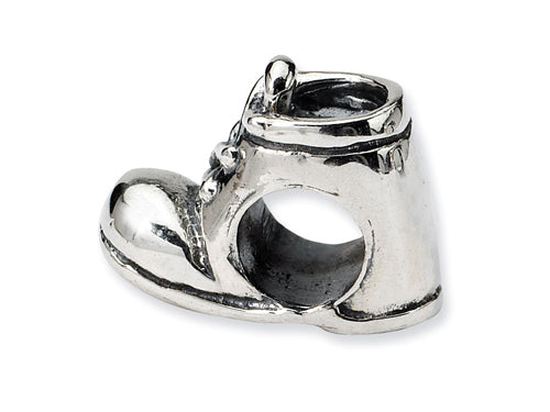 Reflections Sterling Silver Baby Shoe Bead / Charm