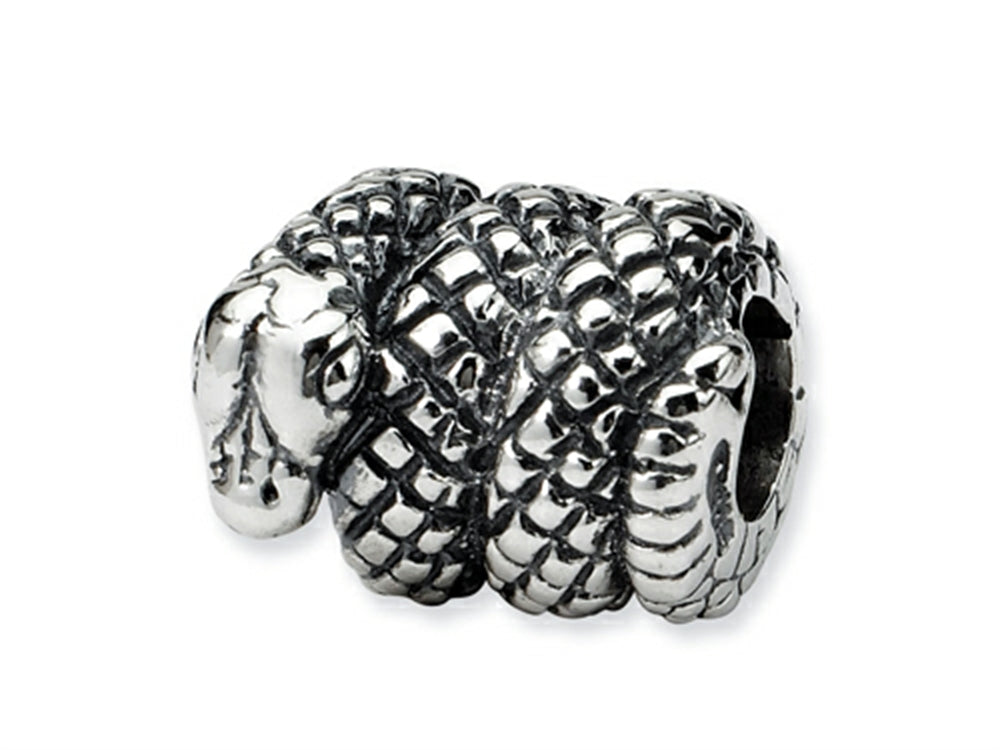 Reflections Sterling Silver Snake Bead / Charm