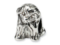 Reflections Sterling Silver Sitting Puppy Bead / Charm