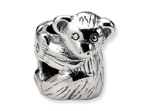 Reflections Sterling Silver Baby Bear Bead / Charm