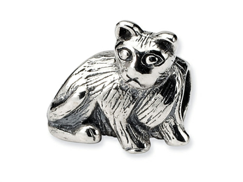 Reflections Sterling Silver Cat Bead / Charm