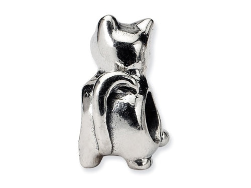 Reflections Sterling Silver Cat Bead / Charm