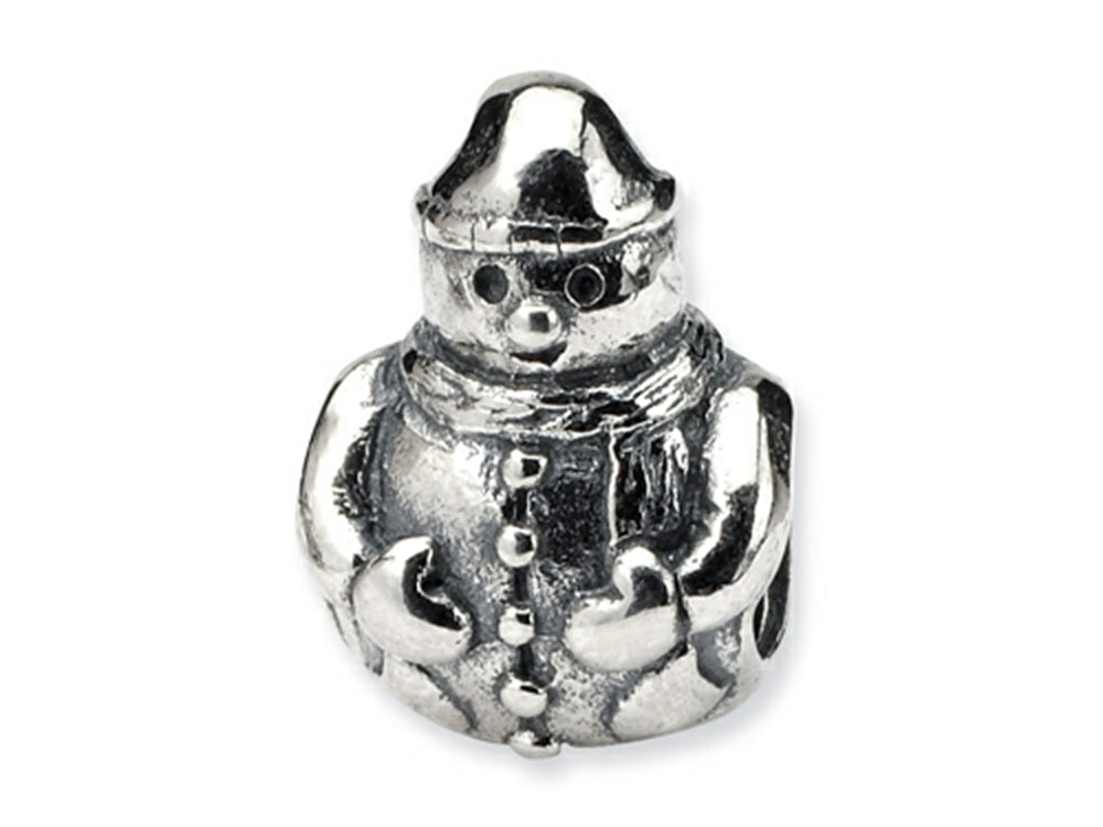 Reflections Sterling Silver Snowman Bead / Charm