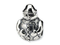 Reflections Sterling Silver Snowman Bead / Charm