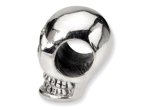 Reflections Sterling Silver Skull Bead / Charm