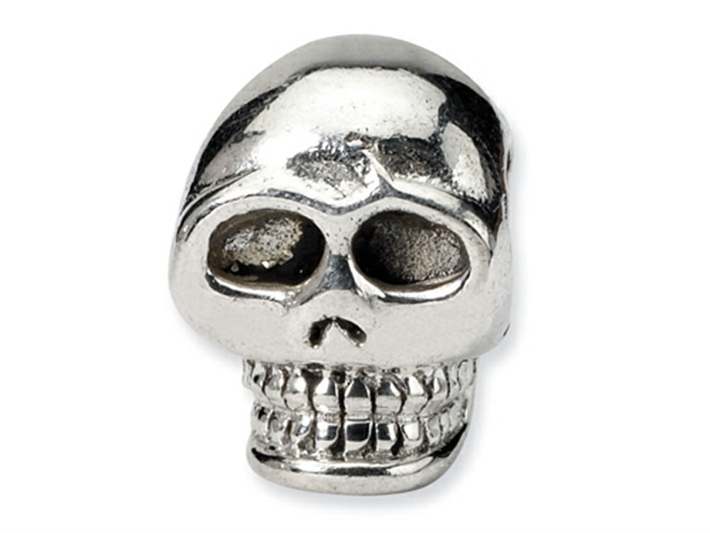 Reflections Sterling Silver Skull Bead / Charm