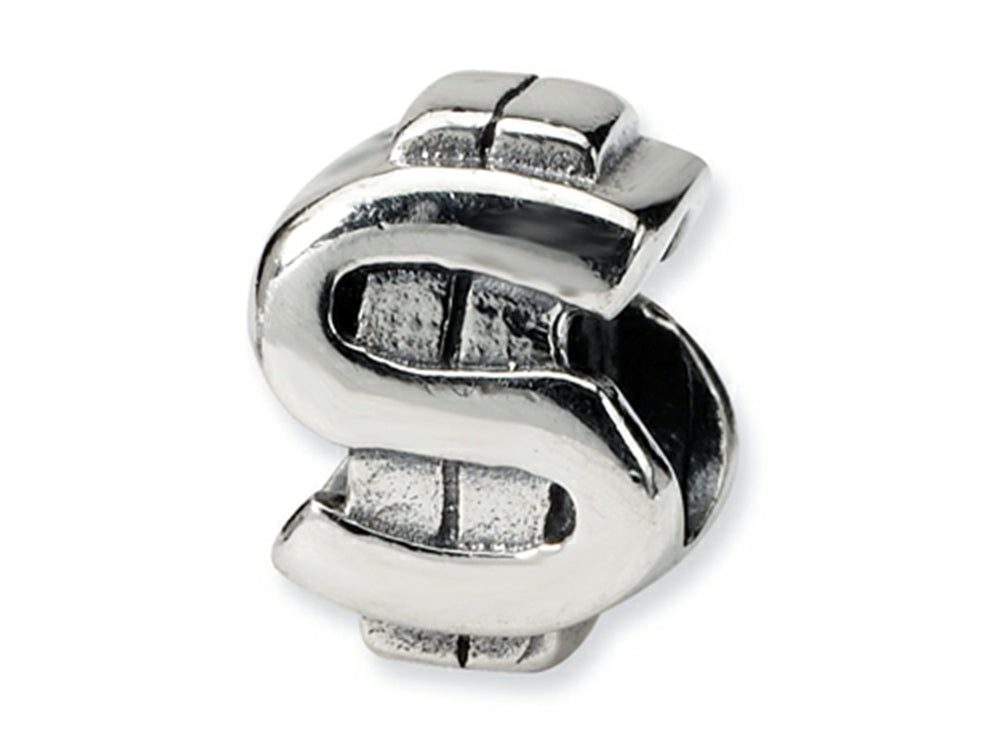 Reflections Sterling Silver Dollar Sign Bead / Charm