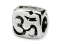 Reflections Sterling Silver Om Symbol Bead / Charm