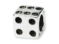 Reflections Sterling Silver Dice Bead / Charm