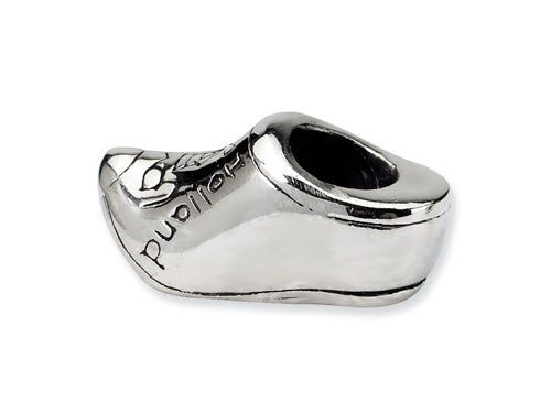 Reflections Sterling Silver Holland Shoe Bead / Charm
