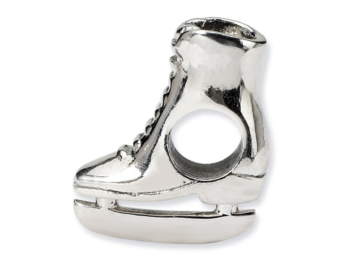 Reflections Sterling Silver Ice Skate Bead / Charm