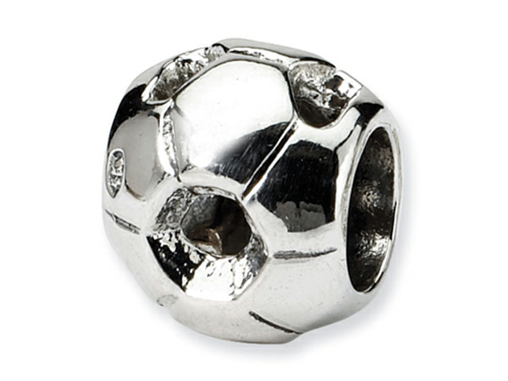 Reflections Sterling Silver Small Soccer Ball Bead / Charm