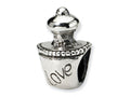 Reflections Sterling Silver Love Perfume Bottle Bead / Charm