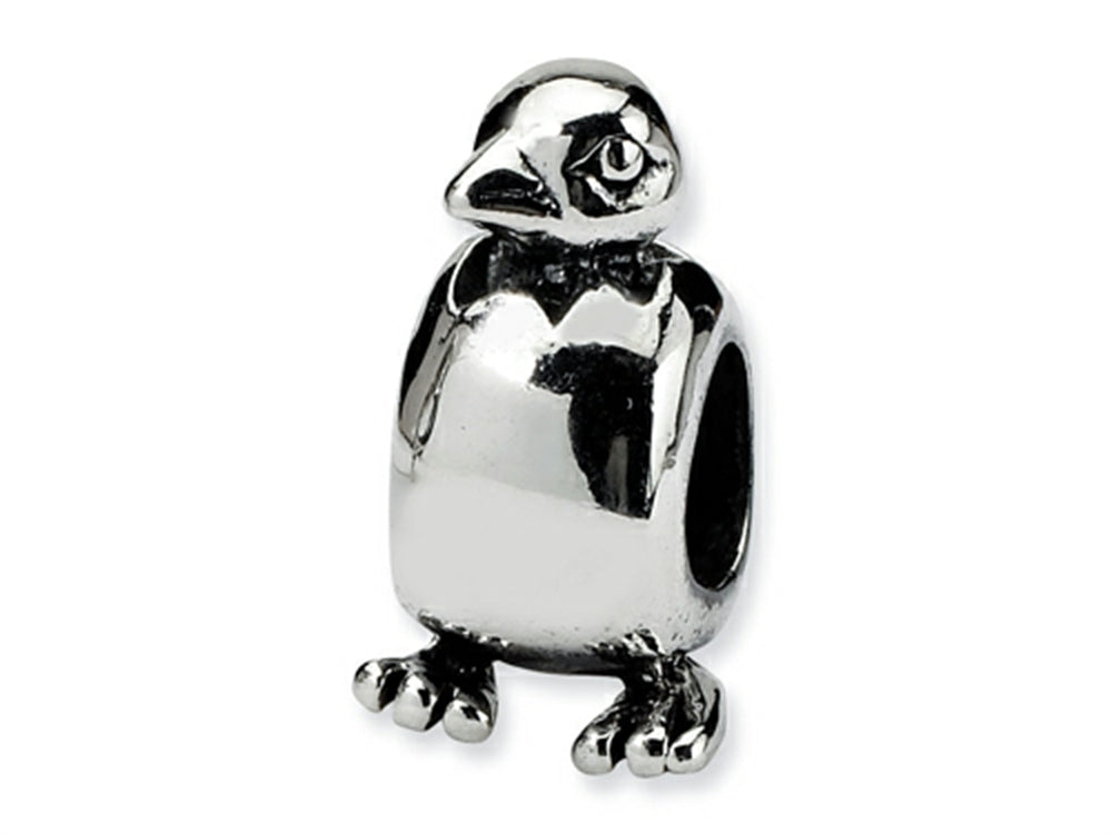 Reflections Sterling Silver Baby Bird in Egg Bead / Charm