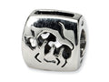 Reflections Sterling Silver Taurus Zodiac Antiqued Bead / Charm