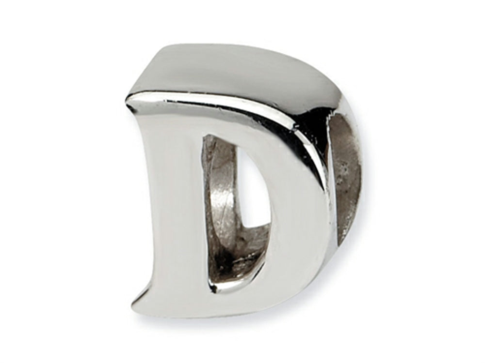 Reflections Sterling Silver Letter D Bead / Charm