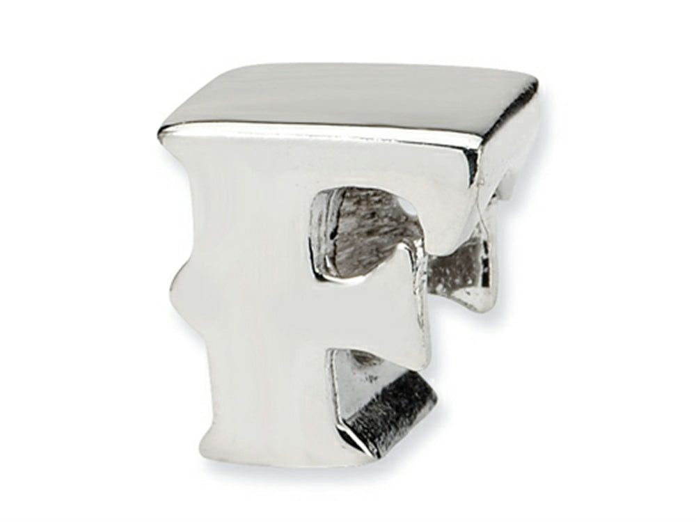 Reflections Sterling Silver Letter F Bead / Charm