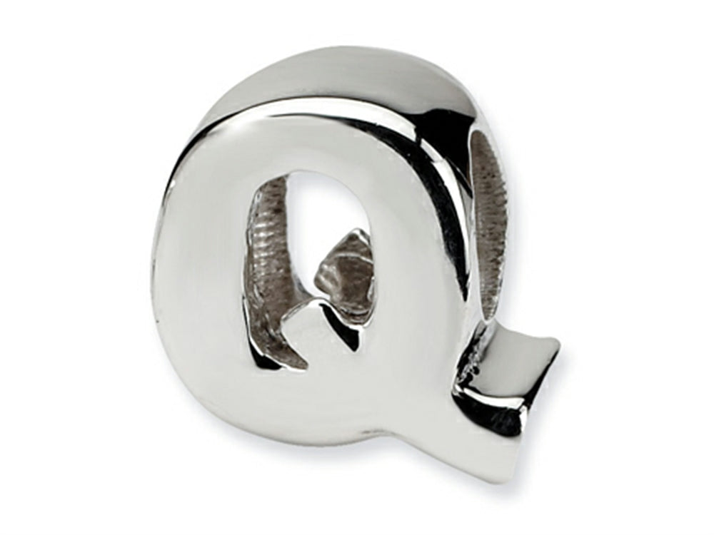 Reflections Sterling Silver Letter Q Bead / Charm
