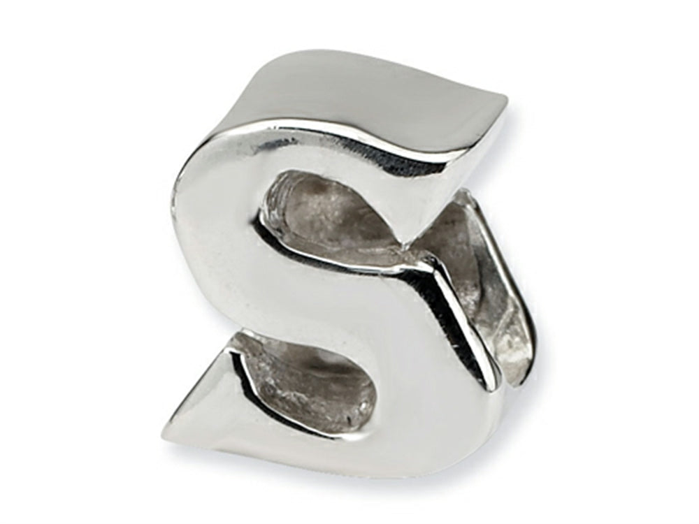 Reflections Sterling Silver Letter S Bead / Charm