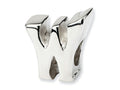 Reflections Sterling Silver Letter W Bead / Charm
