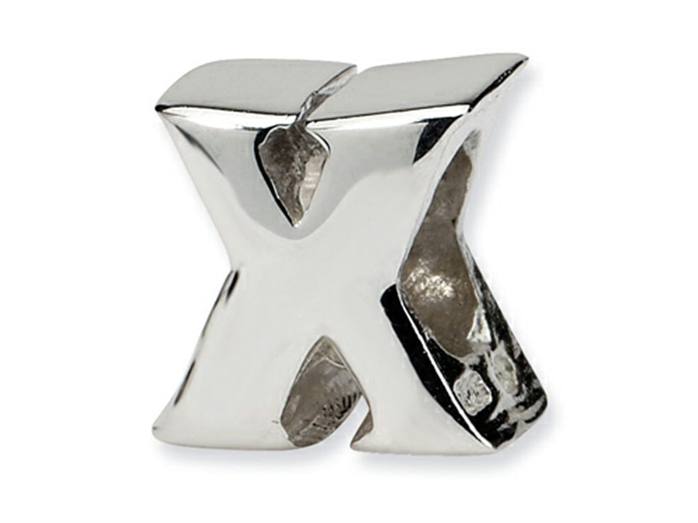 Reflections Sterling Silver Letter X Bead / Charm