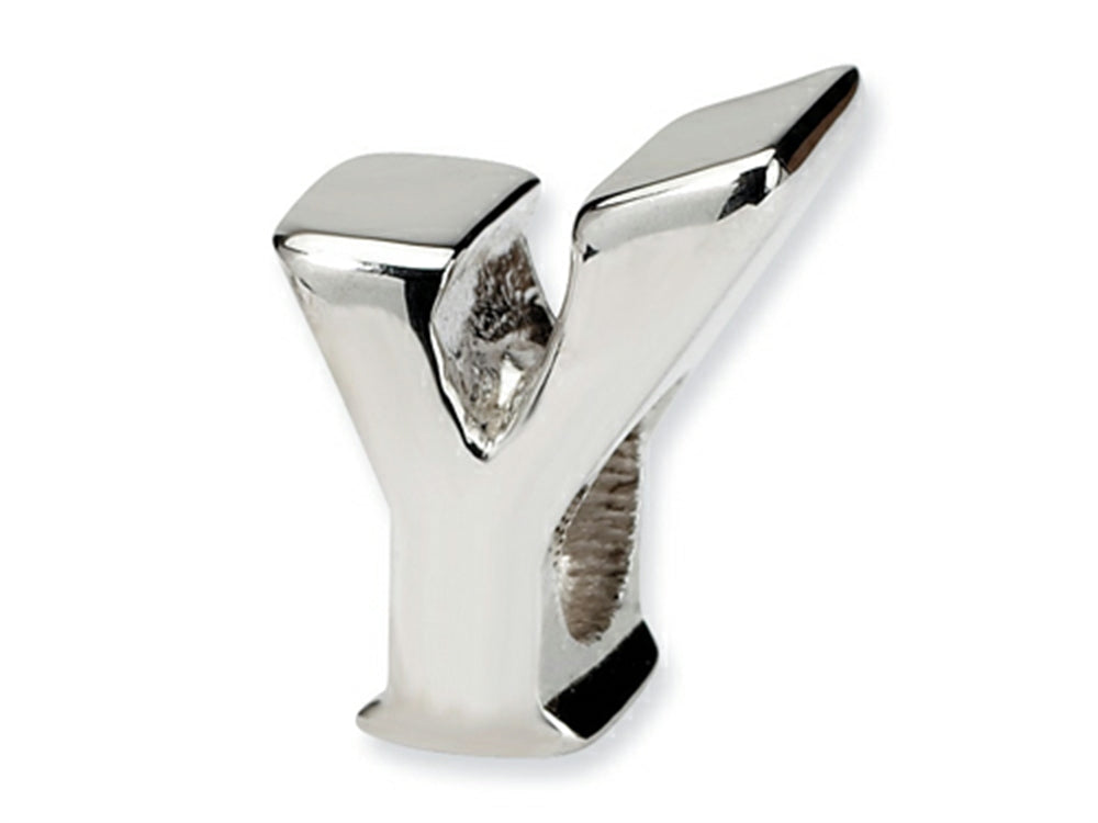 Reflections Sterling Silver Letter Y Bead / Charm