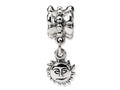 Reflections Sterling Silver Sun Dangle Bead / Charm