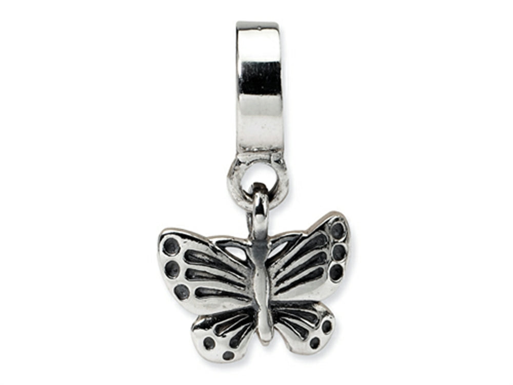 Reflections Sterling Silver Butterfly Dangle Bead / Charm