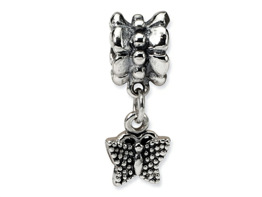 Reflections Sterling Silver Butterfly Dangle Bead / Charm