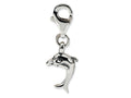 Reflections Sterling Silver Dolphin Click-on / Lobster Clasp for Bead / Charm Bracelets