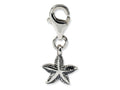 Reflections Sterling Silver Starfish Click-on / Lobster Clasp for Bead / Charm Bracelets