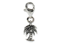 Reflections Sterling Silver Palm Tree Click-on / Lobster Clasp for Bead / Charm Bracelets