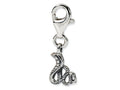 Reflections Sterling Silver Snake Click-on / Lobster Clasp for Bead / Charm Bracelets