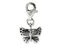 Reflections Sterling Silver Butterfly Click-on / Lobster Clasp for Bead / Charm Bracelets