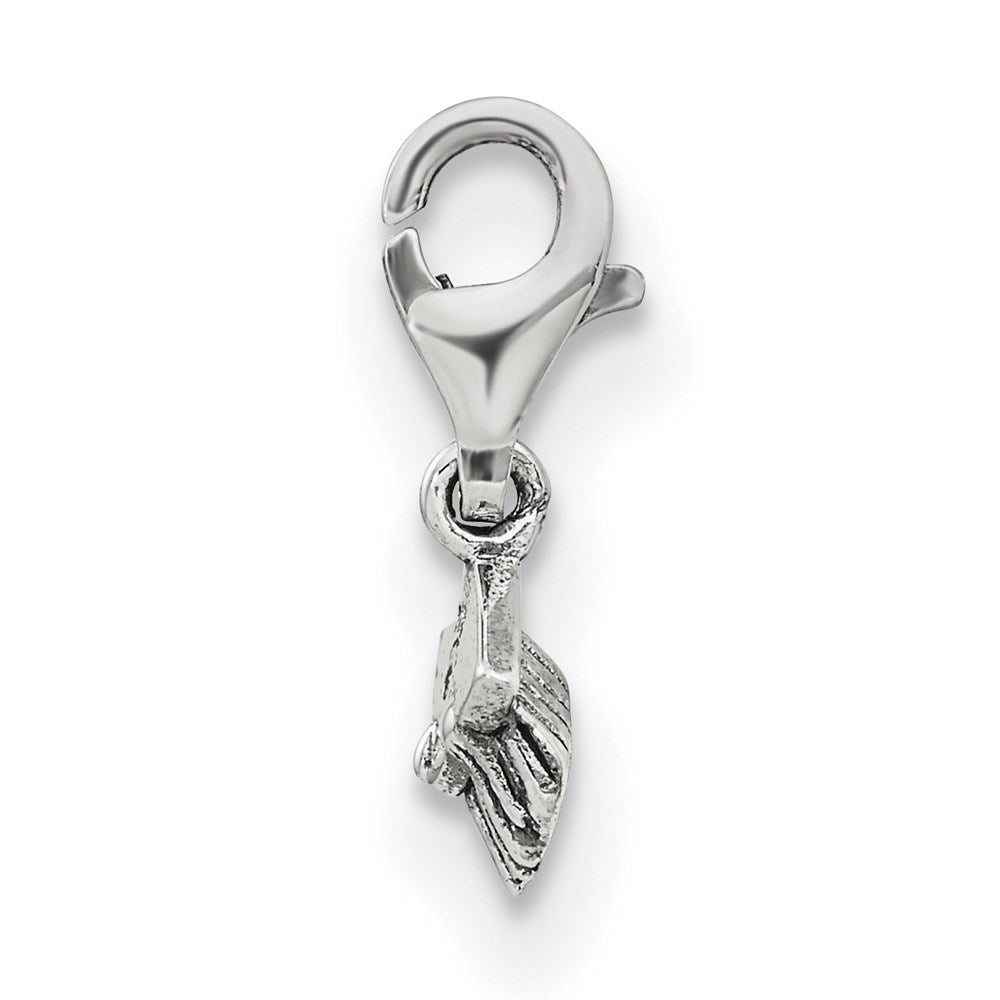 Reflections Sterling Silver Graduation Cap Click-on / Lobster Clasp for Bead / Charm Bracelets