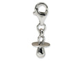 Reflections Sterling Silver Baby Pacifier Click-on / Lobster Clasp for Bead / Charm Bracelets