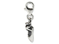 Reflections Sterling Silver Ballet Slipper Click-on / Lobster Clasp for Bead / Charm Bracelets