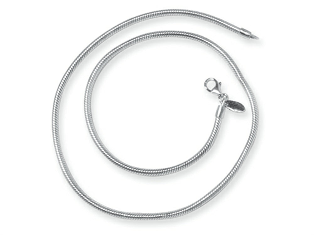 Reflections Sterling Silver Lobster Clasp Bead Necklace 18.00 inches