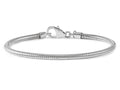 Reflections Sterling Silver Lobster Clasp Bead Bracelet 9.50 inches