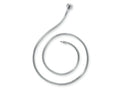 Reflections Sterling Silver SimStars Clasp Bead Necklace 18.00 inches