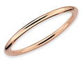 Stackable Expressions Sterling Silver Pink-plated Polished Stackable Ring