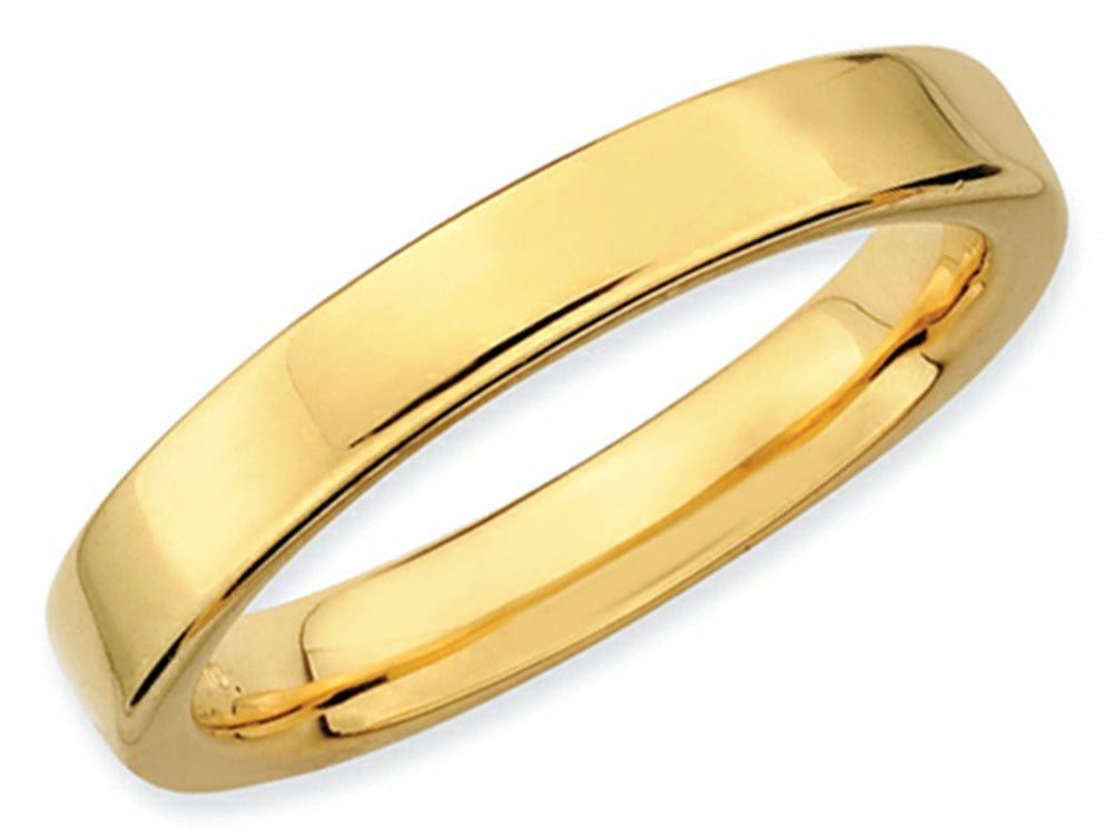 Stackable Expressions Gold Plated Sterling Silver Stackable Ring