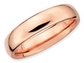 Stackable Expressions Sterling Silver Pink-plated Polished Stackable Ring