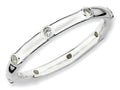 Stackable Expressions Sterling Silver White Topaz Stackable Ring