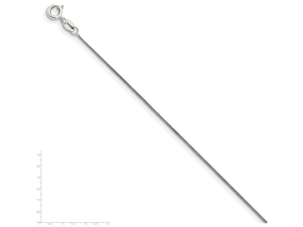 FJC Finejewelers 16 Inch Sterling Silver .7mm Round Snake Chain Necklace